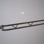 Handtuchhalter aus Edelstahl im Badezimmer